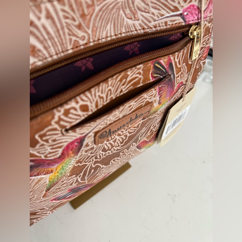 Anuschka Multi Compartment Satchel-690 - NWT - Picture 5 of 16